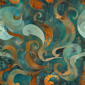 Verdigris Alchemy Dio abstract wallpaper